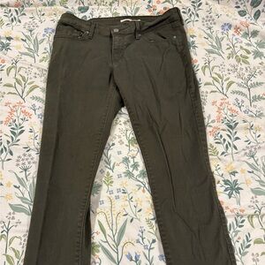 Levi's Women's Olive Skinny Jeans